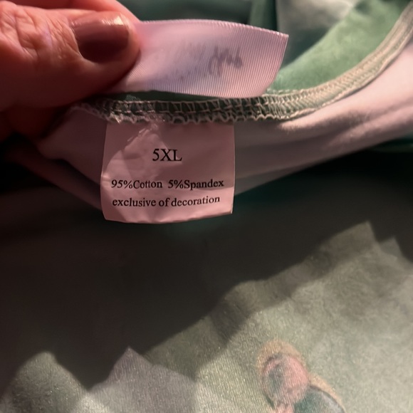 Enchanted Dress Shop Mermaid Mint Green Twist Front Tunic w Darker Green Trim - Picture 2 of 2